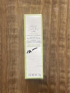 New Mary Kay Satin Lips Shea Butter Balm - White Tea & Citrus 138754